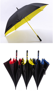Why441 guarda-chuva portátil para carro, guarda-chuva com punho longo e personalizado, guarda-chuva de 30 polegadas para golfe, guarda-chuva, camada dupla