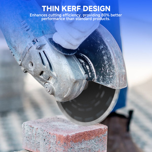 7inch phân đoạn Turbo đôi hình chữ U Carbide răng để cắt bê tông đá gạch gạch khối và mái ngói - Product Image 6