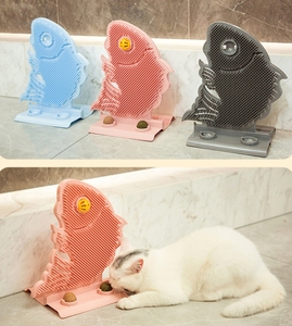 แมว Scratch Board ลูกแมว Scratching ของเล่นขนแปรงนวดกรูมมิ่งด้วย Catnip Ball สําหรับแมวหวี Scraper โพสต์สําหรับแมว - Product Image 3
