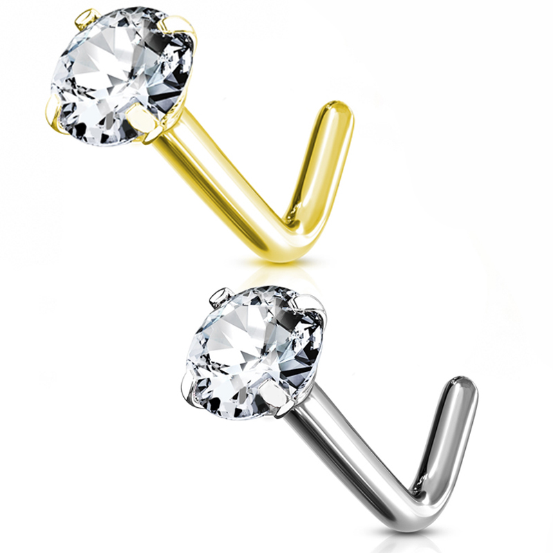CZ-0001 PVD Gold 0.8*6*2mm