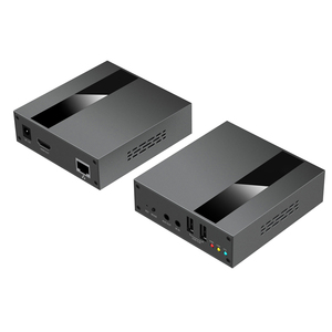 Mirascreen R14通过带红外的网络电缆5e/6 250m HDMI KVM扩展器传输信号