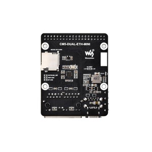 Mini scheda Base Ethernet Dual Gigabit/Kit Mini-Computer progettato per il modulo di calcolo Raspberry Pi 5 (non incluso) - Product Image 3