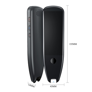 Artificial Intelligence <strong>Language</strong> Translator T10 2.4'' Touch Screen Black Customized Translator Device - Product Image 4