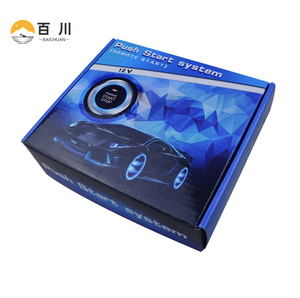 Gran oferta, botón pulsador para iniciar y detener la aplicación de teléfono móvil del motor con encendido de control del sistema de alarmas de coche sin llave BT PKE - Product Image 4