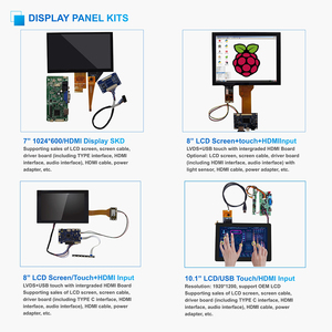 7 Zoll 1024*600 TFT-Anzeige modul USB-kapazitives Touchscreen-Kit mit MINI-Treiber platine für Raspberry Pi - Product Image 3