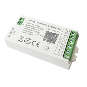 Высококачественный RGB CCT светодиодный контроллер 6A/CH WIFI 2,4G Смарт-приемник для светодиодной ленты - Product Image 1