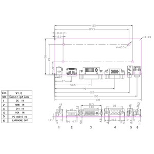 M.NT68676 .2 LVDS ноутбук ЖК Преобразование HD H'DMI контроллер платы контроллера комплект платы драйвера - Product Image 6