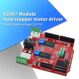 A3967 Dual Stepper <strong>Motor</strong> Driver <strong>Shield</strong> Module two-channel IO PWM CNC 3.3V 5V - Product Image 1