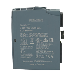Nuevo 1 año de garantía 6ES7135-6HD00-0BA1 SIEMENS 6ES71356HD000BA1 Original SIMATIC S7 ET 200SP Controlador PLC Módulo de entrada analógica