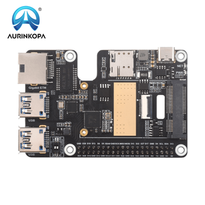 PCIe expansion board to MiniPCIe 4G/Gigabit <strong>Ethernet</strong>/USB 3.2 Gen1 expansion board <strong>Raspberry</strong> <strong>Pi</strong> 5 Multi-system Compatibility - Product Image 3