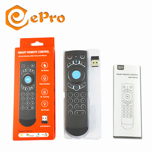 G21 ses hava fare evrensel arkadan aydınlatmalı sinek hava fare jiroskop ile IR öğrenme 2.4G kablosuz klavye 25 tuşları uzaktan kumanda g21 pro Q7 - Product Image 2