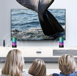 2.0 with Full Screen Dynamic RGB Gaming USB PC Wired <strong>Computer</strong> Speakers for Laptop, Tablet, <strong>Monitor</strong>, TV - Product Image 4