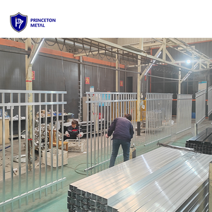 Trang Trí Trang Trí An Ninh Spear Top Bột Tráng Đen Hàn Nhôm Hàng Rào Và Gates - Product Image 2