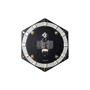 Intelligent Voice Recognizer Array Sound <strong>Source</strong> Locator 7pcs MIC Audio Decoder Module 12pcs SK9822 RGB LED Shield Six MIC <strong>Input</strong> - Product Image 5