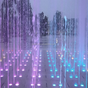 Nhà cung cấp Trung Quốc ngoài trời âm nhạc khô & sàn đài phun nước nhảy múa mini với đầy màu sắc RGB & DMX đèn - Product Image 3