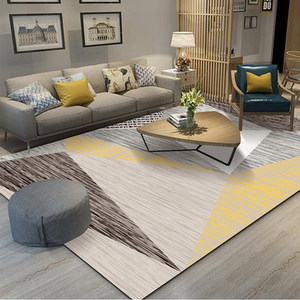 Nhà phong cách Châu Âu in tùy chỉnh Polyester không trượt khu vực Thảm phòng khách thảm với chấm không dệt ủng hộ - Product Image 1