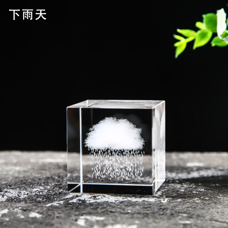 Cubo de gota de lluvia