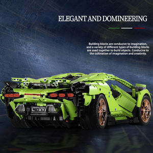 Flytec High Speed Super Vehicle Model & Building Block auto telecomandata con funzioni di programmazione APP educazione ad alta tecnologia - Product Image 5
