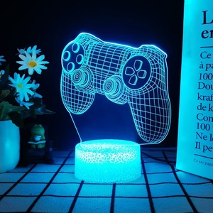 New Arrival Led Acrylic Note Board Price 8cm Round Wood Night Light Base 3d Diy Holiday <strong>Lamp</strong>