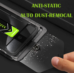 9H 2.5D Tempered Glass bảo vệ màn hình trường hợp dễ dàng Applicator cài đặt hộp ma thuật John bảo vệ màn hình cho iPhone 14 15 17 Pro Max - Product Image 5