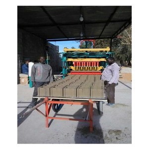 La línea de producción profesional de bloques huecos de la marca también hace ladrillos de colores y bordillos populares en Níger. - Product Image 4