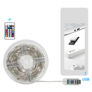 Cadena de luces RGB para exteriores, colorida Función de decoración navideña para fiestas, aplicación de música, control remoto, cadena de luces, luz impermeable - Product Image 6