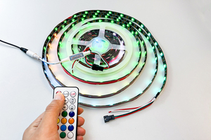 PCB плата RF пульт дистанционного управления 21 клавиши WS2812B WS2811 RGB Цифровой светодиодный контроллер - Product Image 5