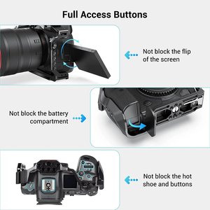 Smallrig R5/R5 C/R6 กรงสําหรับ Canon R5 R6 R5 C, 1/4"-20 และ 3/8"-16 หลุมเกลียวสําหรับทําฟิล์ม -2982b - Product Image 3
