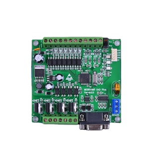 PLC FX2N 10MT STM32 MCU 6 entrada 4 transistor Salida 2 módulo AD 0-10v batería integrada RTC controlador de motor DC 24V - Product Image 3