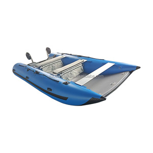 Đúng Kit Phong Cách 11 '12' 13 'Thuyền Catamarans <span class=keywords><strong>Inflatable</strong></span> Thuyền SFB-C390 Thuyền Dinghy Mini Cat Thuyền Với Động Cơ - Product Image 6