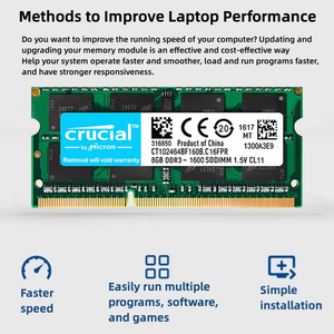 Entscheidender RAM DDR3 DDR3L 8GB 1600MHz SODIMM Ram PC-12800 1,35 V 204Pin für Notebook-Laptop-Speicher - Product Image 6
