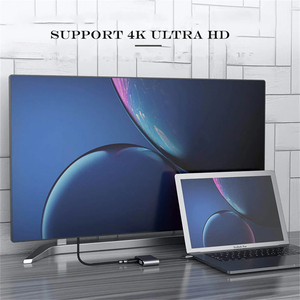 适用于MacBook USB 3.0的USB C HDM兼容VGA Type-C数字影音多端口适配器迅雷3 4K 1080P快速充电端口 - Product Image 4