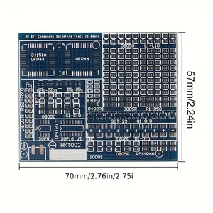 Kit di progetto elettronico per la saldatura di componenti SMD/SMT scheda pratica Kit di saldatura fai da te scheda di addestramento a Transistor a LED SMD - Product Image 2