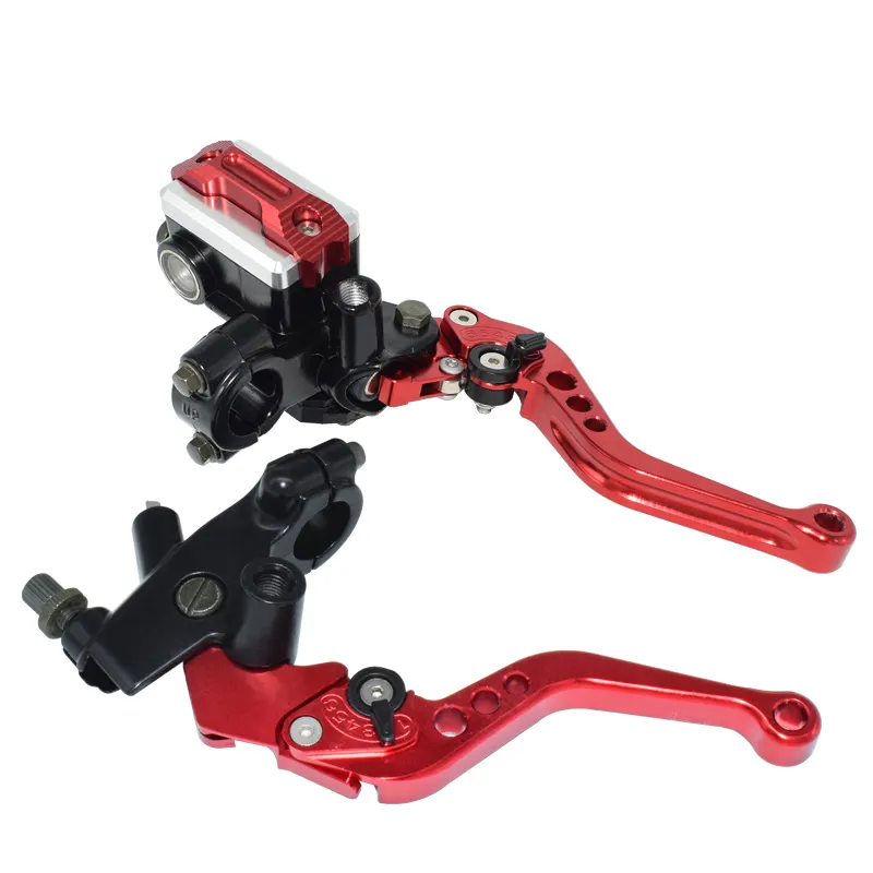 7/8 "22ミリメートルCNC Aluminum Motorcycle Brake Clutch Master Cylinder Lever Reservoir Universal Adjustable ATV For Yamaha Honda Suzuki