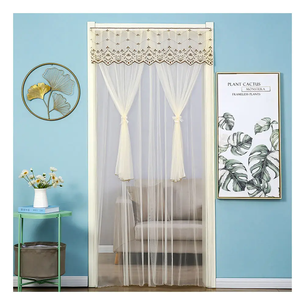 Custom Mosquito-proof Screen Soft Yarn Door Curtain High Quality Magnetic Door Curtain Mosquito Net