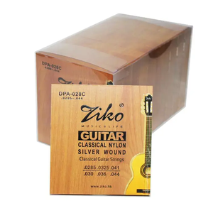 Nueva cuerda de nailon de colores de alto grado, cuerdas de guitarra clásica coloridas recubiertas a prueba de óxido, forma de fábrica de China