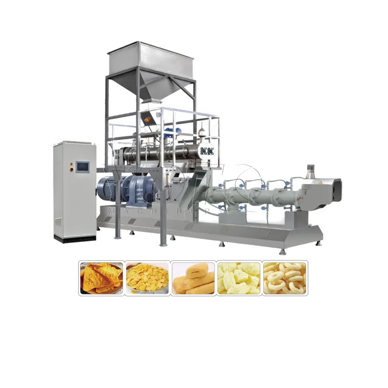 Extrudeuse à double vis pour aliments petite extrudeuse multifonctionnelle pour riz et maïs