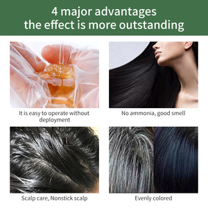 卸売ホワイトブラックヘア染料シャンプー新着オーガニック非アレルギー性高速アンチグレーカラーダークブラウン
