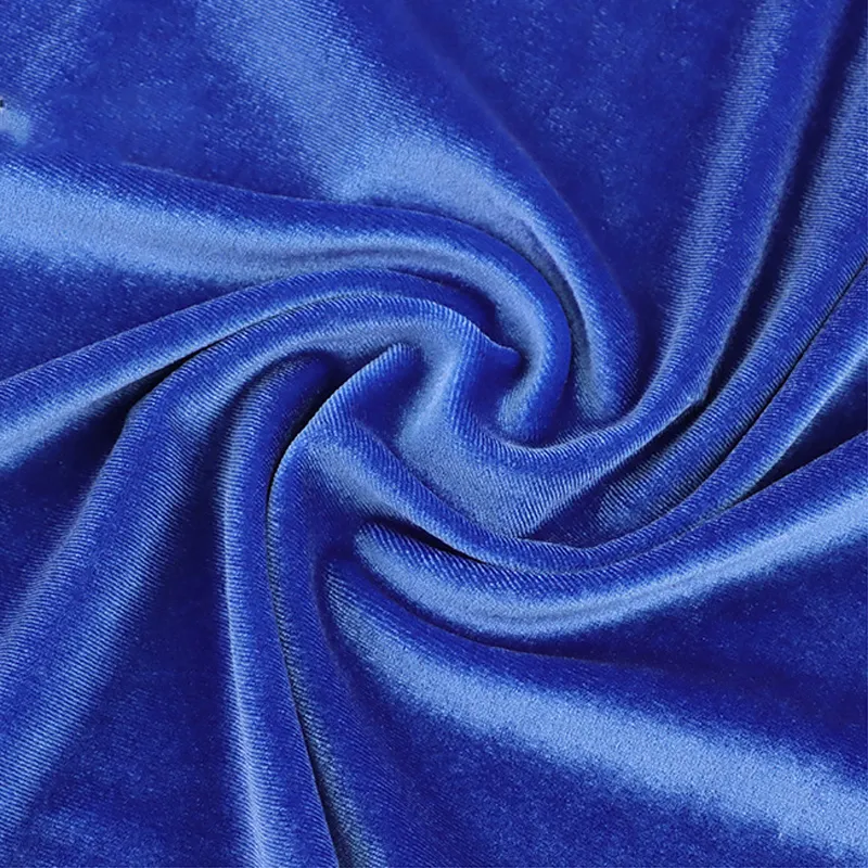 Henry Textiles High Quality Warp Knitted Solid Color Velvet Polyester Fabric For Fall/Winter Hoodie
