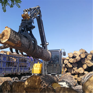 Cargadora de ruedas Excavadora Log Material Loader para silvicultura y tala - Product Image 1