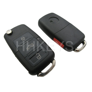 3+1 Buttons <strong>VW</strong> Passat B5 Flip <strong>Key</strong> Cover Remote <strong>Key</strong> Fob Shell - Product Image 1