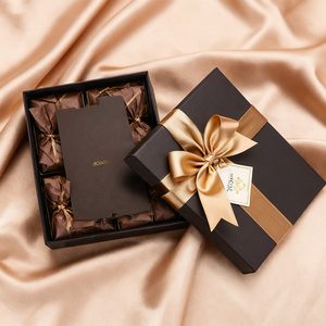 Tùy Chỉnh Sang Trọng Giáng Sinh Sô Cô La Quà Tặng Bao Bì Vật Liệu Tái Chế Cứng Nhắc Vuông Hộp Bìa Cho Đường Thực Phẩm Sử Dụng - Product Image 2