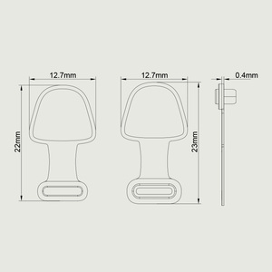 Tip-c Anti kayıp toz fişleri ultra-ince USB c-tipi Port silikon toz kapakları iPhone cep telefonu telefon için şarj portu koruma - Product Image 6