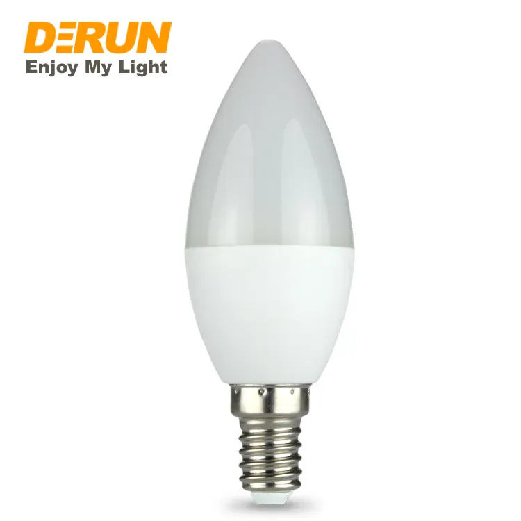 Trung quốc nhà sản xuất sản phẩm Nến led bóng đèn C37 8W E27 E14 lights đối với trang chủ đèn chùm led ánh sáng bóng đèn, LED-C37