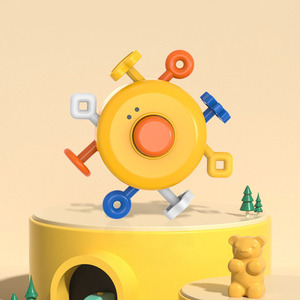 0-3 Years Old Baby Push and Pull Interactive <strong>Toy</strong> With Interesting Sound ABS Plastic Finger Exercise <strong>Toy</strong> - Product Image 3