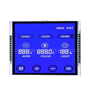 Mono Negative Mode Blue Touch Panel Stn 7 <strong>segment</strong> <strong>Lcd</strong> Display - Product Image 1