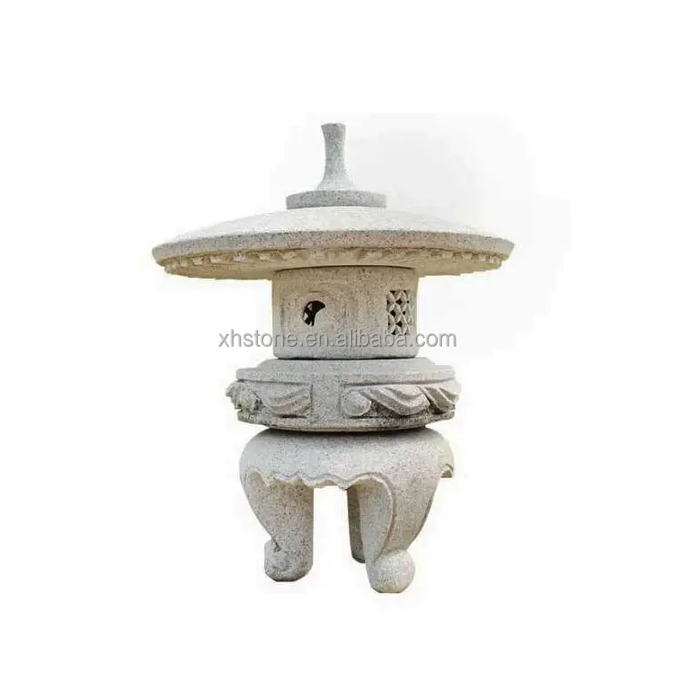 Fuente de agua pagoda escalonada estilo japonés de molde alto