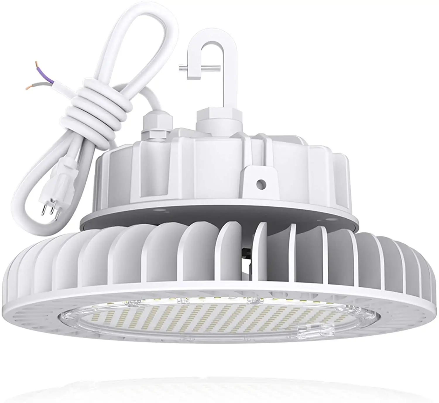 LED high level lighting 150W 20250lm 5000K dimmable 5 'cable with 110V plug hook safety rope factory gym Chandelier