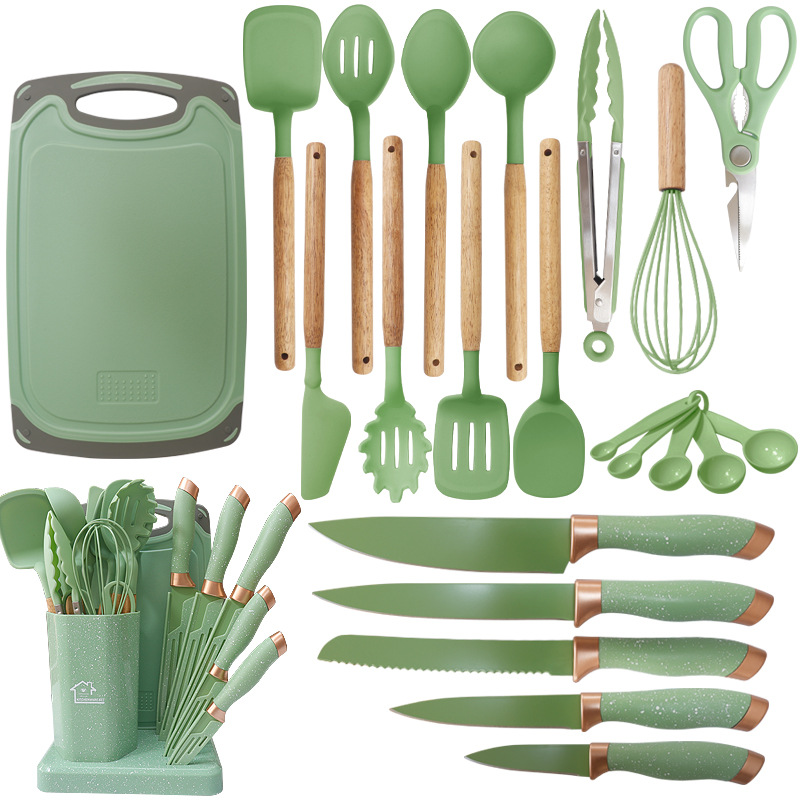 #12-19pcs set-green