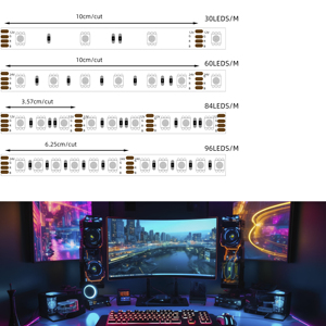Custom Christmas Ambient Light <strong>LED</strong> Decoration 5050 RGB Bluetooth APP Control 8M 10M 12V Smart Waterproof <strong>LED</strong> Strip Light - Product Image 4